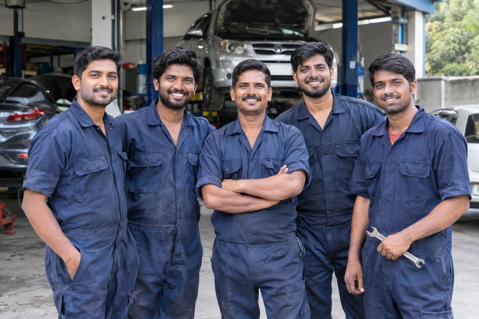 AB Automobiles mechanic team